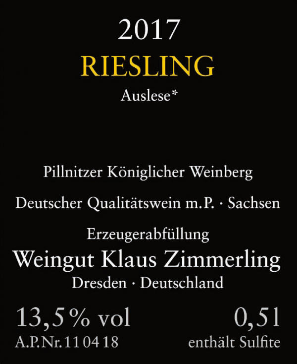 2017 Riesling A Stern – Bild 2