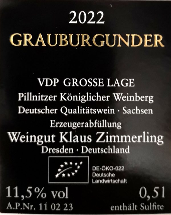 2022 Grauburgunder VDP.Grosse Lage – Bild 2