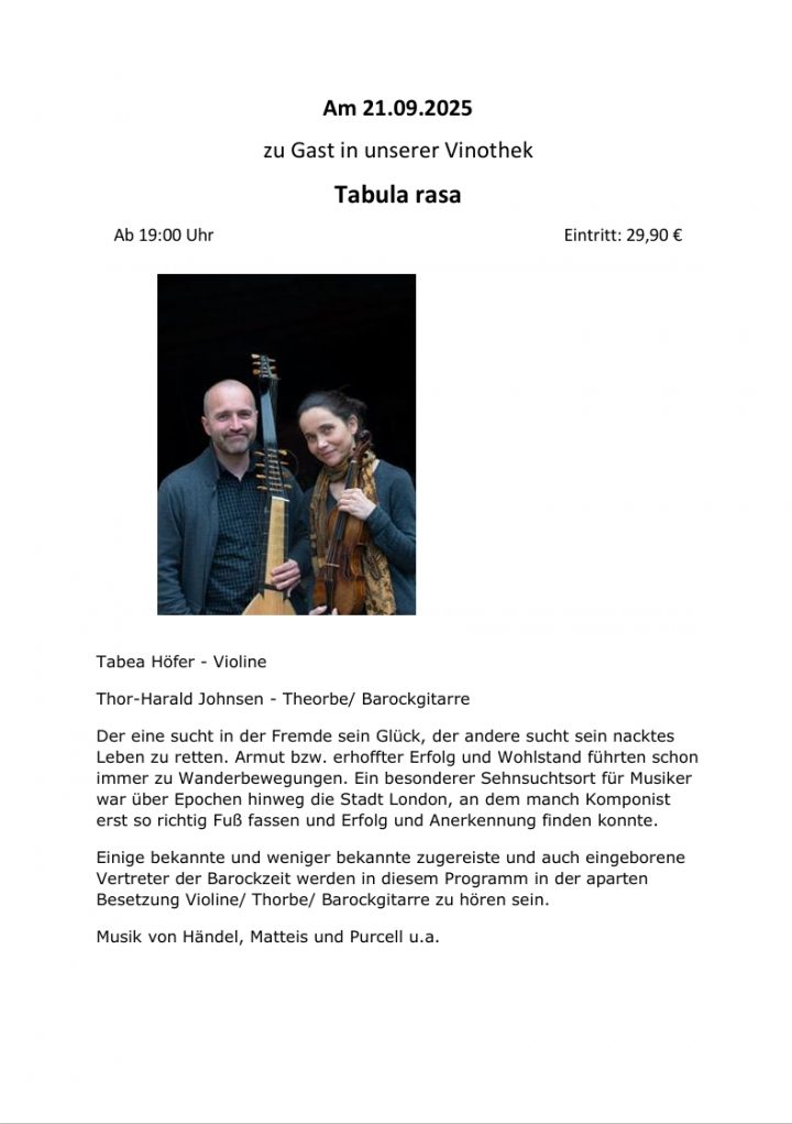 „Tabula rasa“ auf dem Weingut