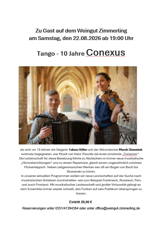Tango – 10 Jahre Conexus